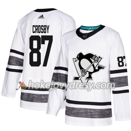 Pánské Hokejový Dres Pittsburgh Penguins Sidney Crosby 87 Bílá 2019 NHL All-Star Adidas Authentic